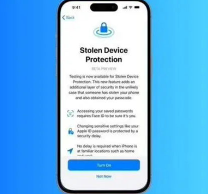 曲水苹果授权维修店分享被盗设备保护功能开启方法 