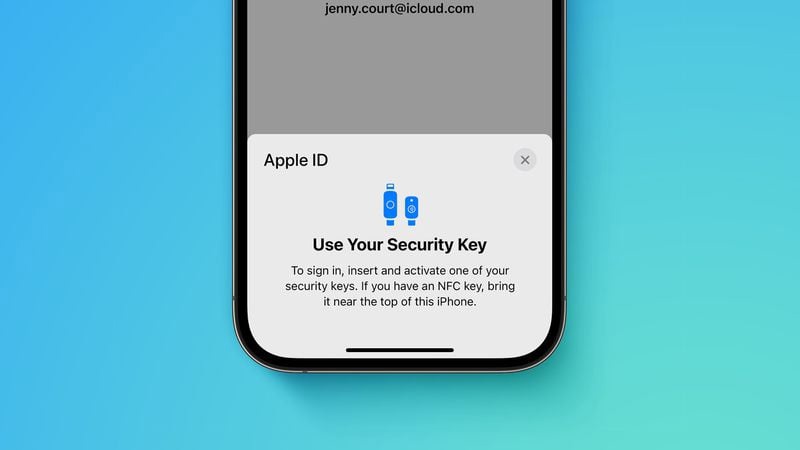 曲水苹果手机维修分享iOS 16.3 新增的 Apple ID 的安全密钥有什么功能 