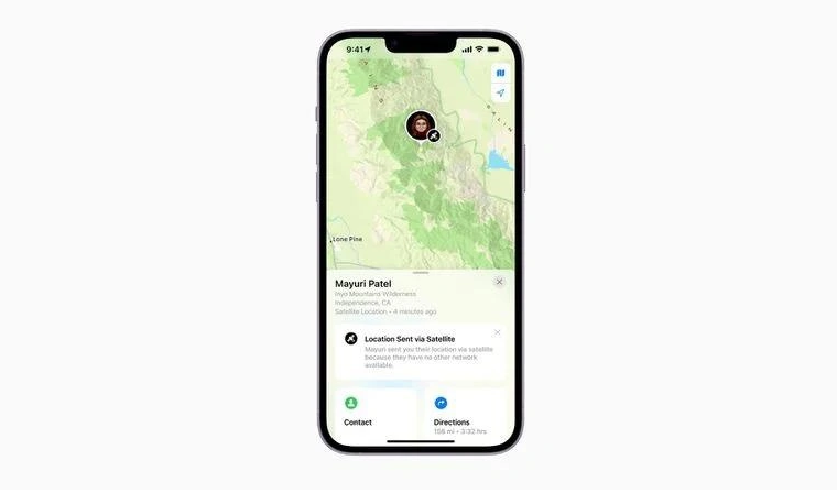 曲水苹果14维修分享iPhone14系列中 FindMy功能通过卫星分享位置方法教程 