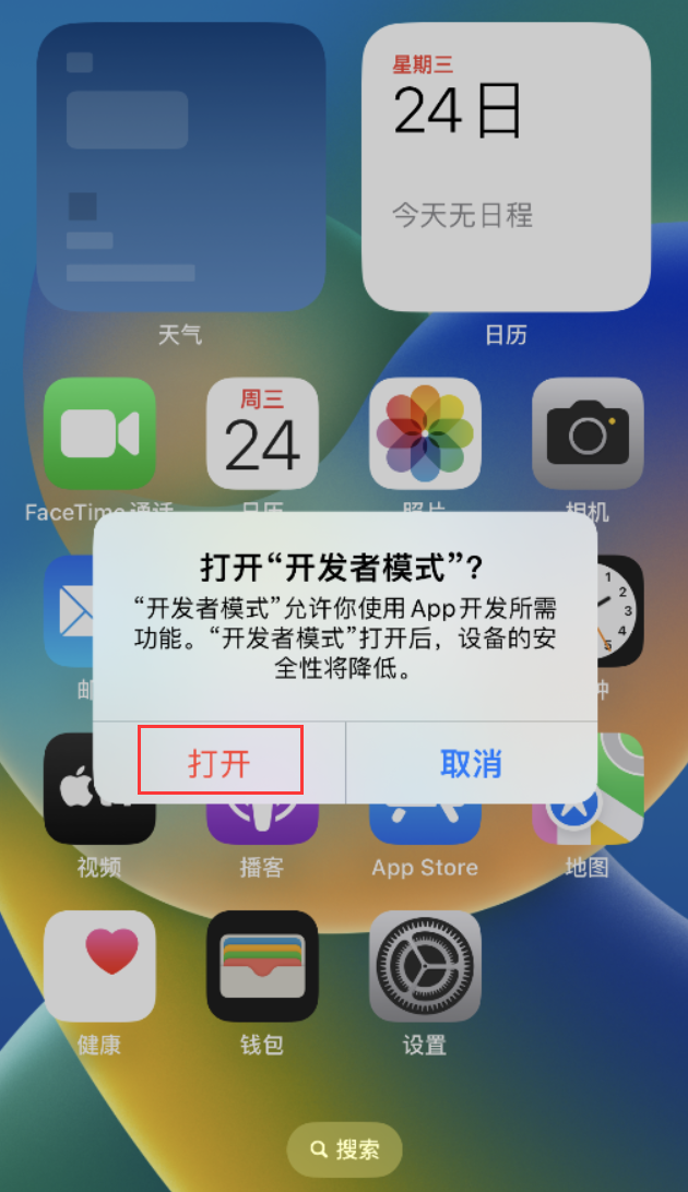 曲水苹果手机维修分享如何打开开发者模式 