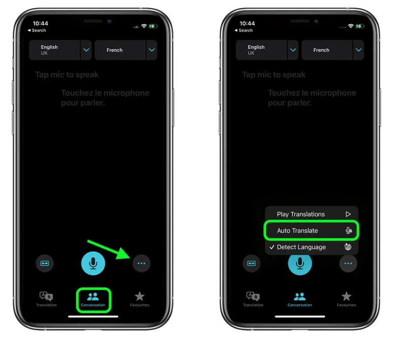 曲水苹果手机维修分享iOS 15 “翻译” App 新改进 