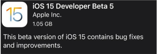 曲水苹果手机维修分享如何升级到iOS15.0 beta5 